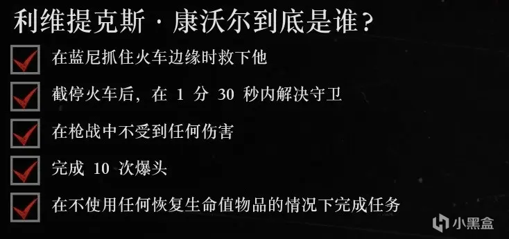 《荒野大镖客：救赎II》全金牌攻略：第一章